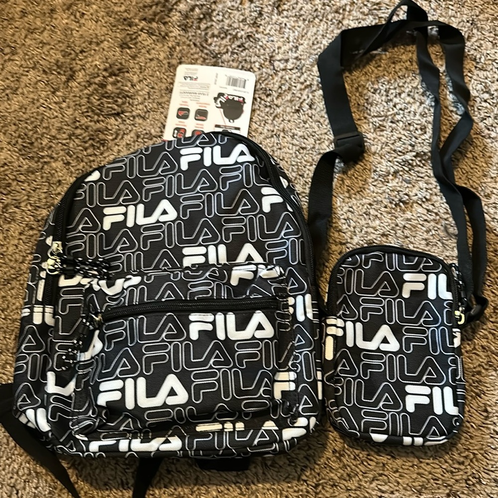 Matching Shoulder bag and mini backpack